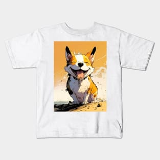 Pawsome: Happy Corgis Dog Smiles No. 3 Kids T-Shirt